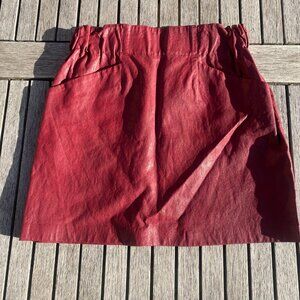 Zara Basic Faux Leather Mini Skirt — Vegan Leather (M)